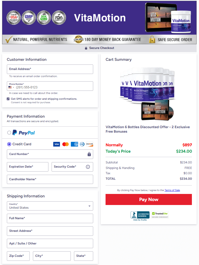 VitaMotion official site